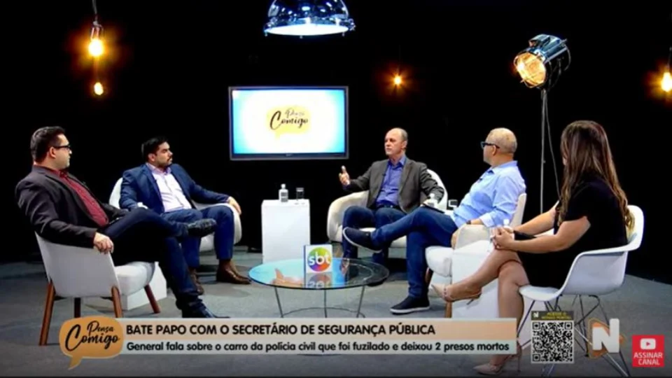 VÍDEO: veja como foi o programa ‘Pensa Comigo’ com participação do Secretário de Segurança Pública do AM, general Carlos Alberto Mansur 