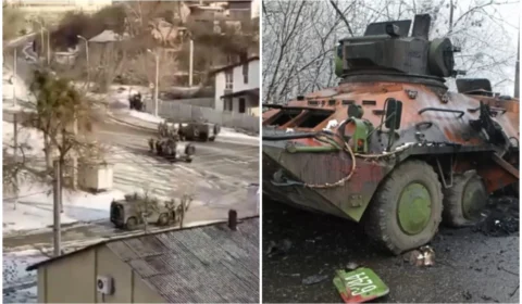 Tropas russas invadem segunda maior cidade da Ucrânia