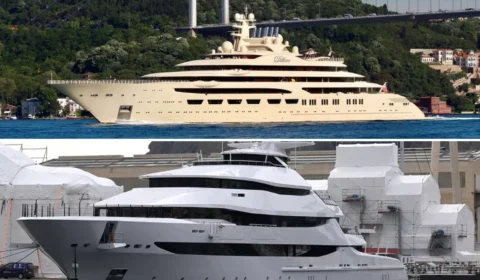 Iates de luxo de bilionários russos são confiscados por países da Europa