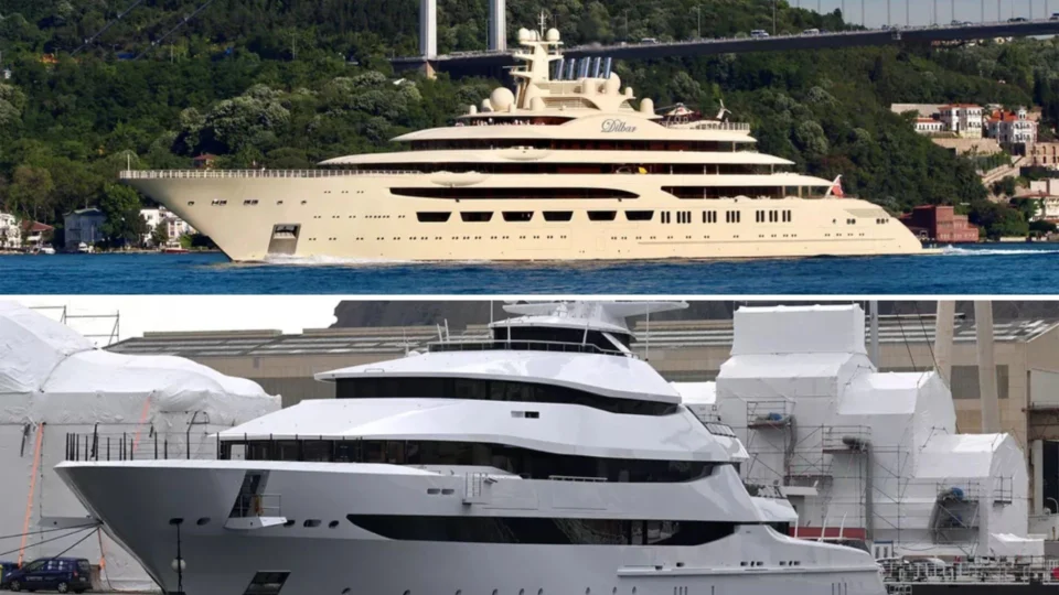 Iates de luxo de bilionários russos são confiscados por países da Europa