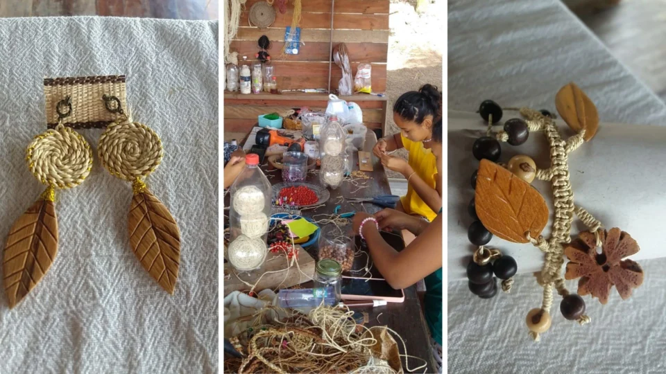 Artesãos amazonenses vendem acessórios, artesanatos e peças decorativas sustentáveis em loja virtual; veja fotos