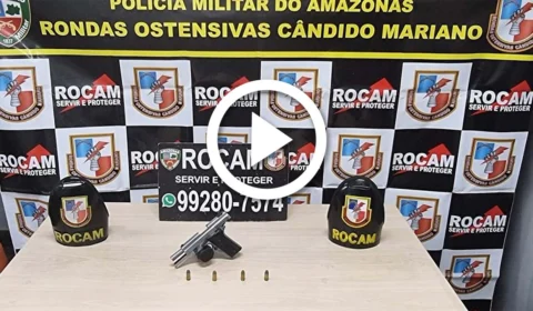 VÍDEO: armado com pistola é preso na Zona Norte de Manaus