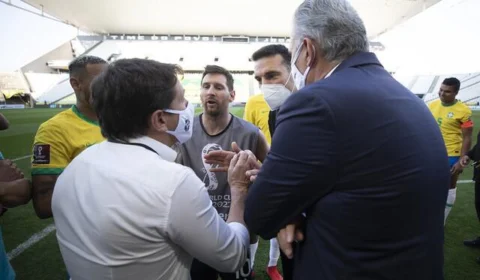 Messi desabafa sobre interrupção de jogo entre Brasil e Argentina