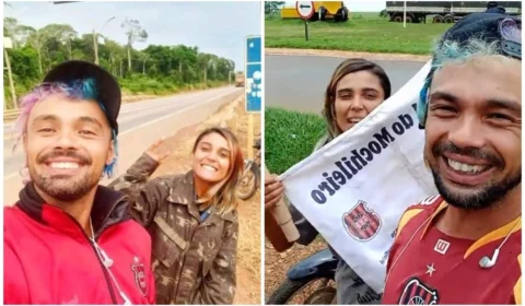 Casal de mochileiros sofre grave acidente na última etapa da viagem, após percorrer de motocicleta todos os estados do país