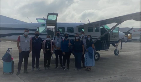 FVS envia equipe técnica para investigar aumento de casos de Covid-19 na comunidade Santo Antônio do Matupi,  no Amazonas