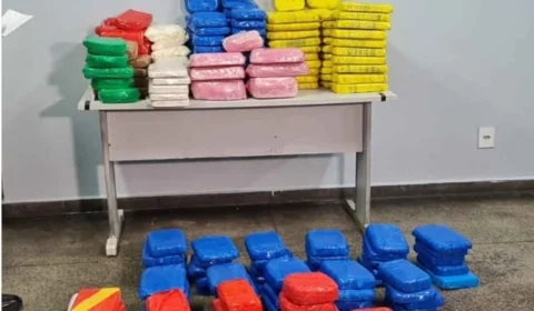 Homem é preso com 237 Kg de entorpecentes escondidos em galões de combustíveis na Zona Sul de Manaus