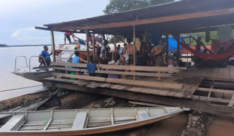 Famílias de garimpeiros recebem abrigo e comida em Autazes-AM