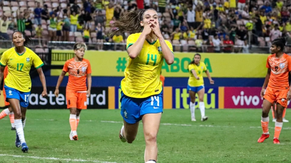 Brasil vence a Índia por 6 x 1 na abertura do Torneio Internacional de Futebol Feminino