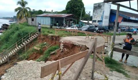 No AM, município de Jutaí decreta estado de emergência por conta da estiagem no médio Solimões