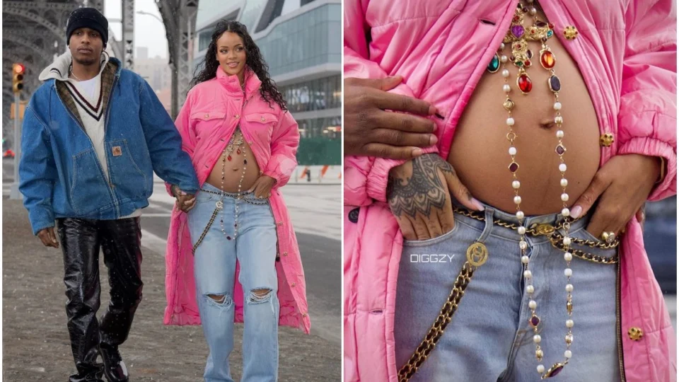 Rihanna está grávida de seu primeiro filho com o rapper A$AP Rocky; veja fotos