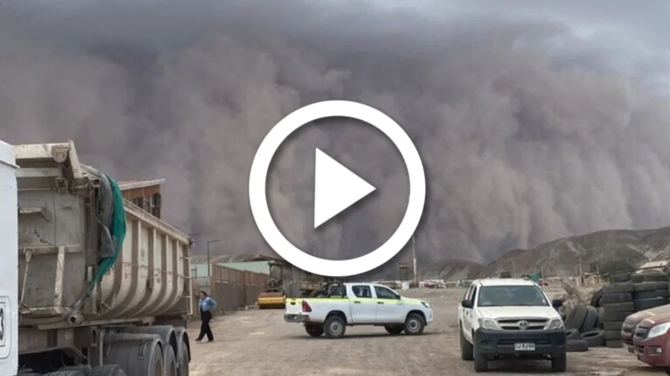 VÍDEO: tempestade de areia atinge vilarejo, no Chile