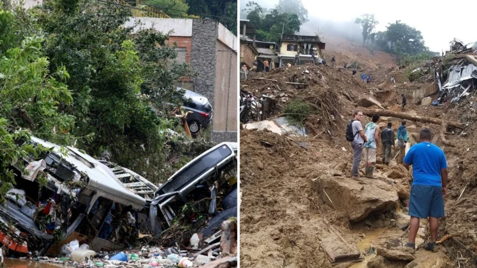 Sobe para 54 o número de mortos após temporal em Petrópolis-RJ; ainda não se sabe quantos são os desaparecidos