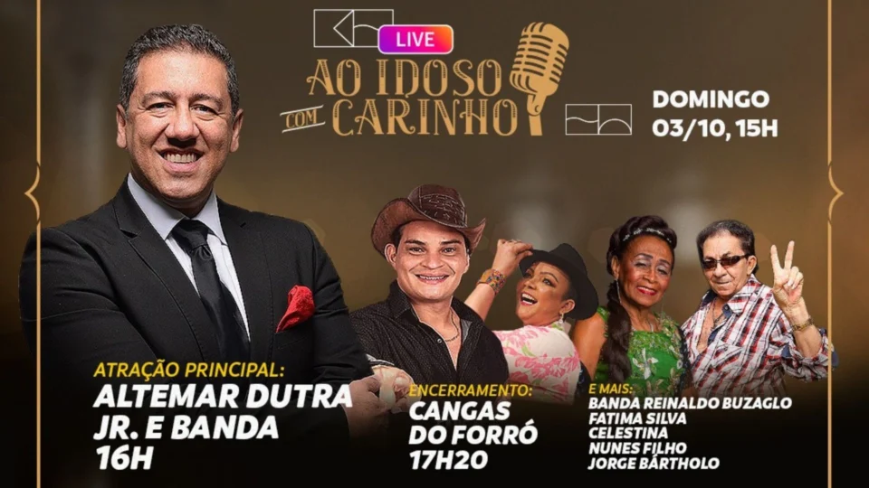 Fundação Doutor Thomas realiza live ‘Ao Idoso com Carinho’ neste domingo
