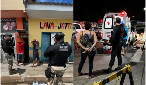 Boca de urna: durante Operação Eleição Suplementar Coari, polícia flagra dois homens oferecendo café e botons de uma coligação partidária