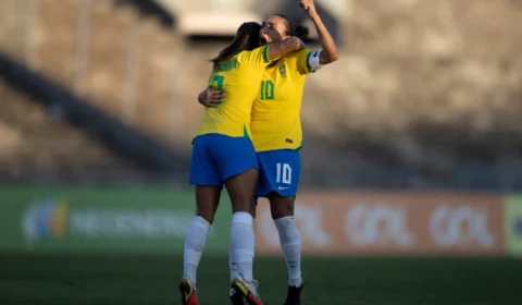 Brasil bate Argentina de 4 a 1 em amistoso no estádio Almeidão, em João Pessoa