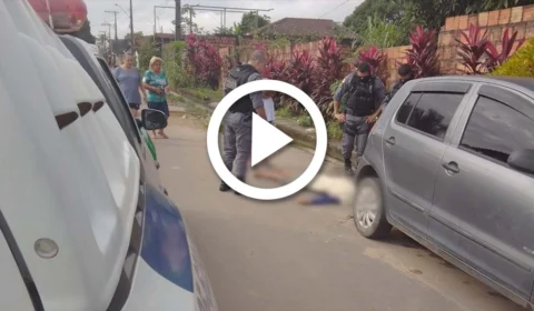 VÍDEO: homem é morto a facadas ao sair de casa na Zona Oeste de Manaus