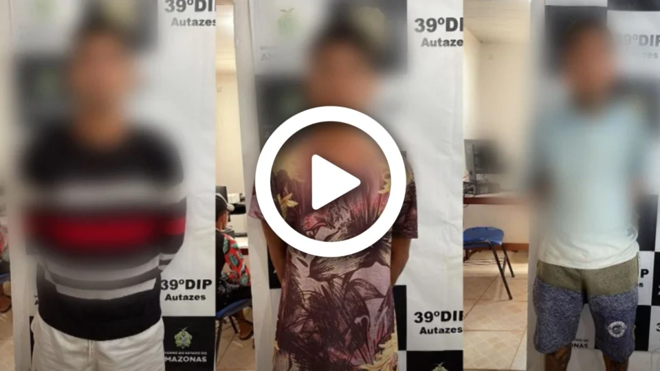 VÍDEO: polícia prende quarto envolvido em assalto de embarcação no município de Autazes-AM