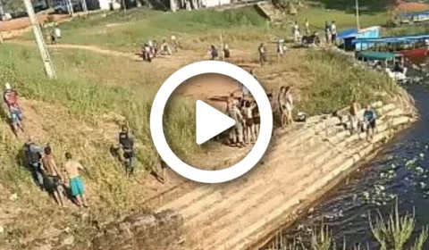VÍDEO: jovem desaparece no rio Miriti, em Manacapuru-AM
