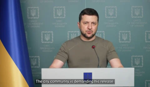 Em vídeo, Zelensky afirma que Rússia enviou mais tropas para a Ucrânia