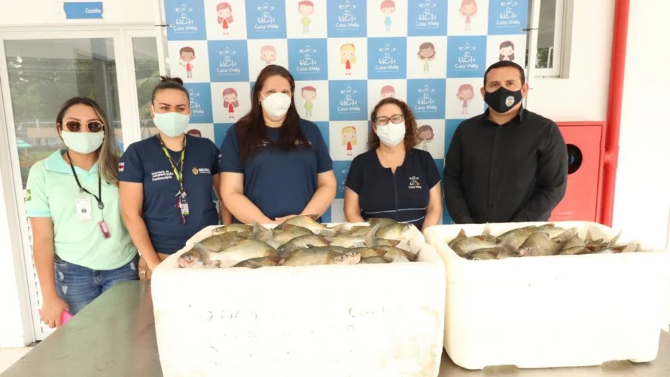 Casa Vihda recebe doação de 150 unidades de tambaqui