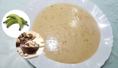 Receita: aprenda a fazer mingau de banana pacovan verde com castanha