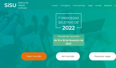 Inscrições para edição do Sisu 2022 terminam nesta sexta-feira