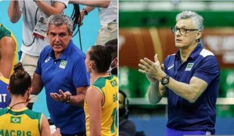 Zé Roberto e Renan Dal Zotto permanecem no comando das seleções de vôlei até Paris 2024