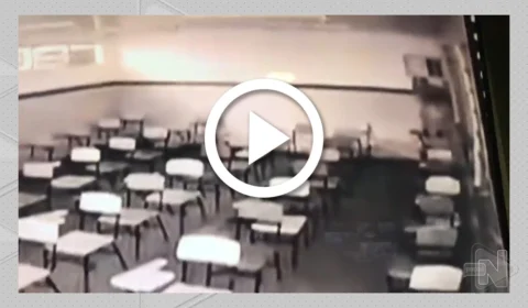 VÍDEO: homens invadem escola em Manaus e roubam ar-condicionado e TV