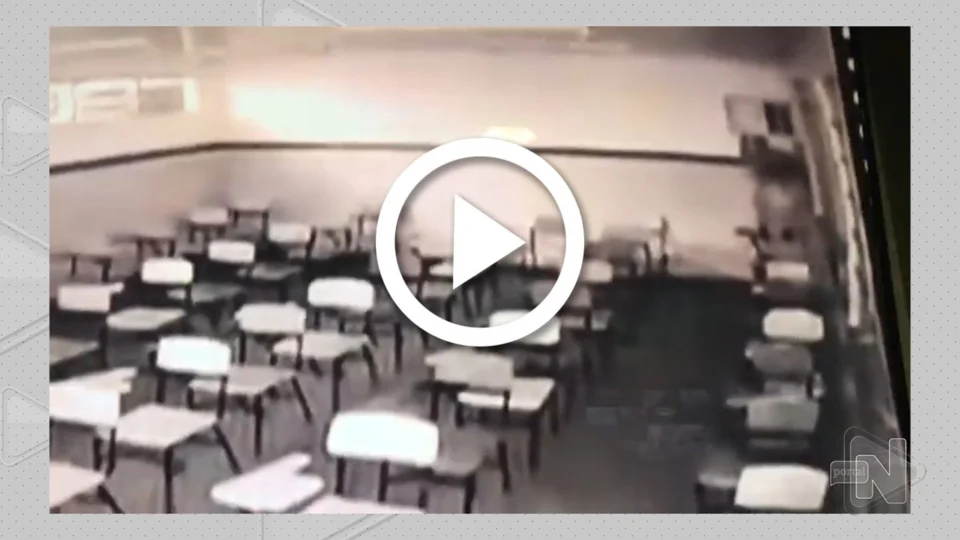 VÍDEO: homens invadem escola em Manaus e roubam ar-condicionado e TV