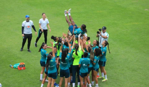 Despedida da Formiga: jogadoras se emocionam durante segundo treino da Seleção Feminina de Futebol, em Manaus