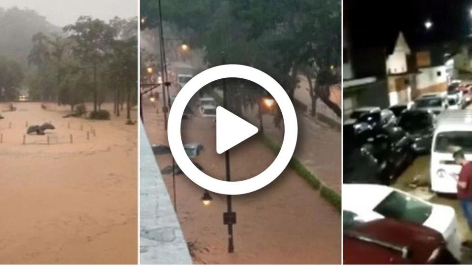 VÍDEO: deslizamento de morro em Petrópolis-RJ deixa seis mortos e pessoas soterradas, informa Defesa Civil