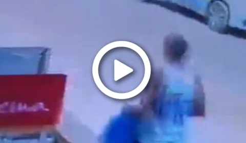 VÍDEO: homem é flagrado furtando botijão de gás de comércio em Manacapuru-AM