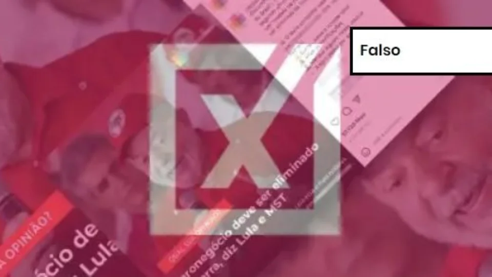 Checagem: Não há registro público de declaração de Lula nem do MST sobre eliminar agronegócio da Terra