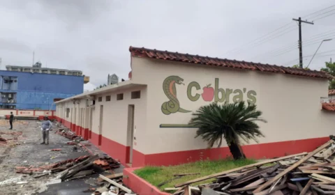 Motel na Djalma Batista, em Manaus, é demolido sem licença do Implurb