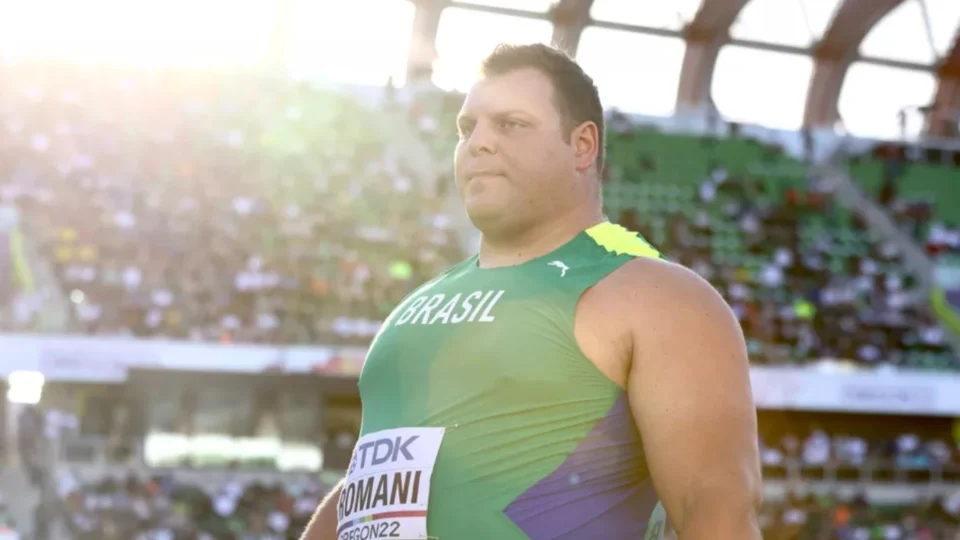 Darlan Romani garante vaga na final do Mundial de arremesso de peso disputado nos Estados Unidos neste domingo ,17