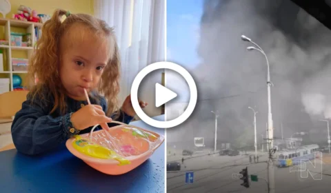 VÍDEO: menina de 4 anos e outras 22 pessoas morrem em ataque de míssil russo na Ucrânia