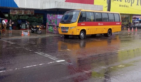 IMMU realiza fiscalização nos serviços de transporte na Avenida Grande Circular, Zona Leste de Manaus