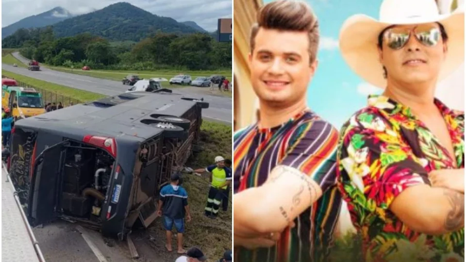 Ônibus com dupla sertaneja sofre grave acidente, em São Paulo; cinco mortes já foram confirmadas
