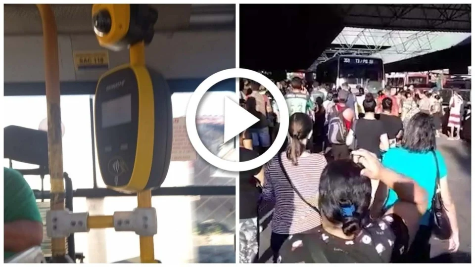 VÍDEO: novo sistema de bilhetagem apresenta falhas e gera filas em pontos e terminais de ônibus em Manaus