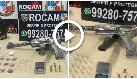 VÍDEO: homem é preso com arma caseira em abordagem na Zona Norte de Manaus