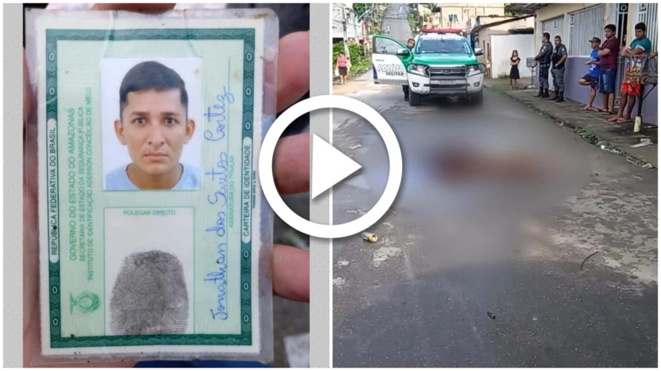 VÍDEO: homem é assassinado com tiros na cabeça na Zona Norte de Manaus