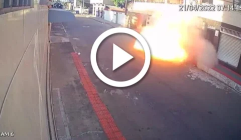 VÍDEO: mulher morre durante explosão e desabamento de prédio no ES, e há vítimas sob escombros