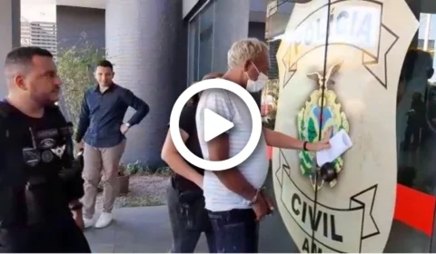 VÍDEO: suspeito envolvido na morte de empresário é preso, em Manaus