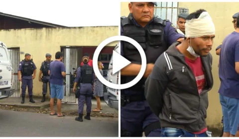 VÍDEO: suspeito é baleado depois de fazer família refém na Zona Sul de Manaus