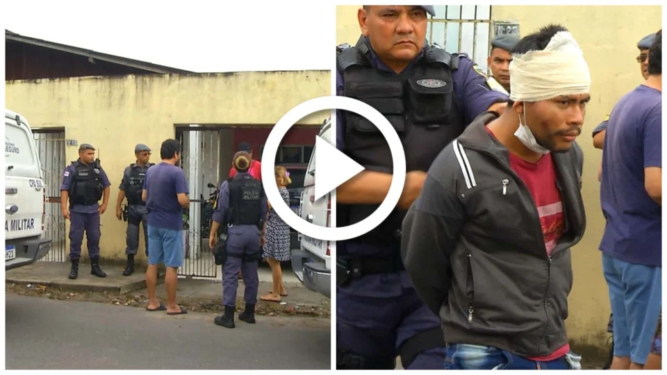 VÍDEO: suspeito é baleado depois de fazer família refém na Zona Sul de Manaus