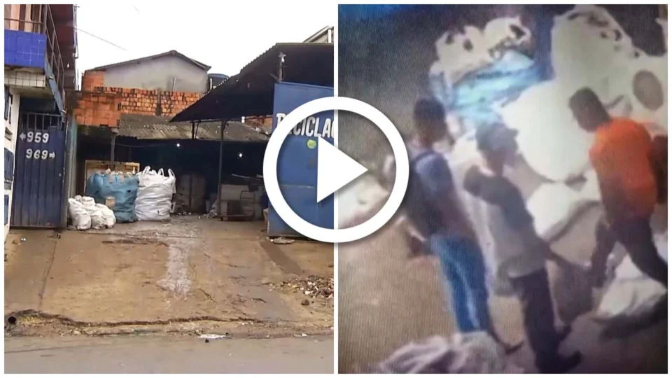 VÍDEO: suspeitos roubam R$ 10 mil de sucataria na Zona Norte de Manaus