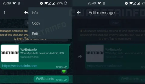 WhatsApp deve lançar botão para editar mensagens enviadas