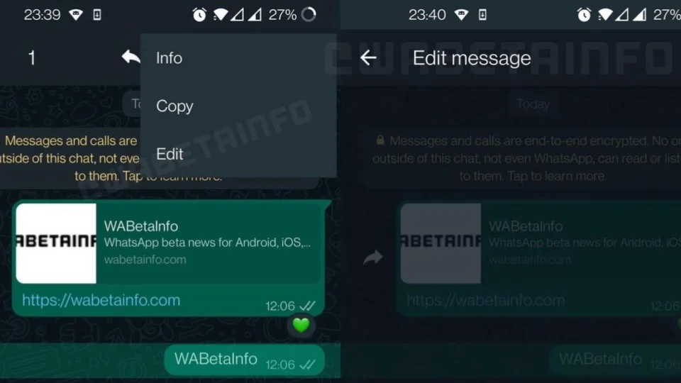 WhatsApp deve lançar botão para editar mensagens enviadas