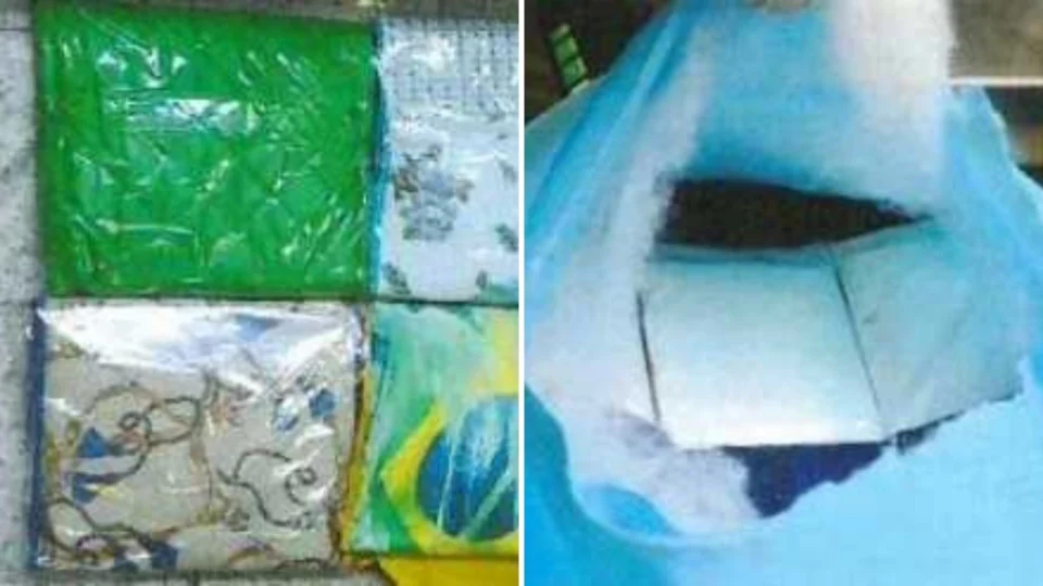 PF prende mulher com 4 kg de droga costurados em edredons, em São Paulo