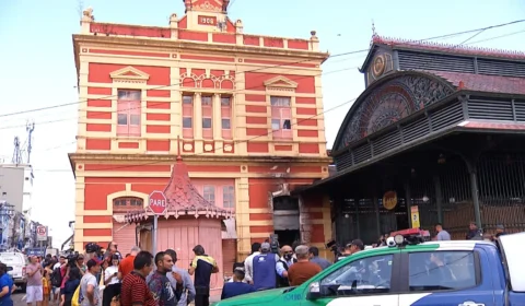 Morre segunda vítima do incêndio na loteria do Mercado Adolpho Lisboa, em Manaus